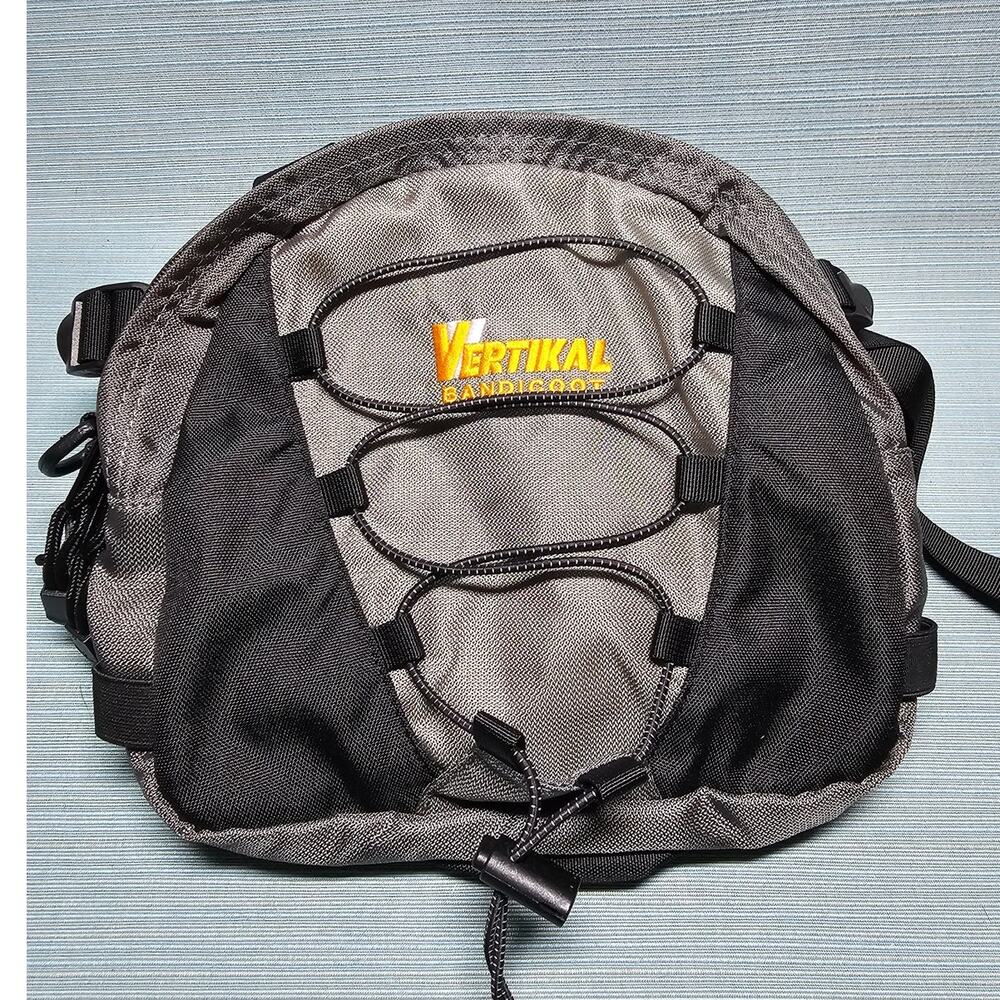 Vertical Bandicoot Ultimate Lumbar Support Hiking Fanny Pack Waist Pack Gray